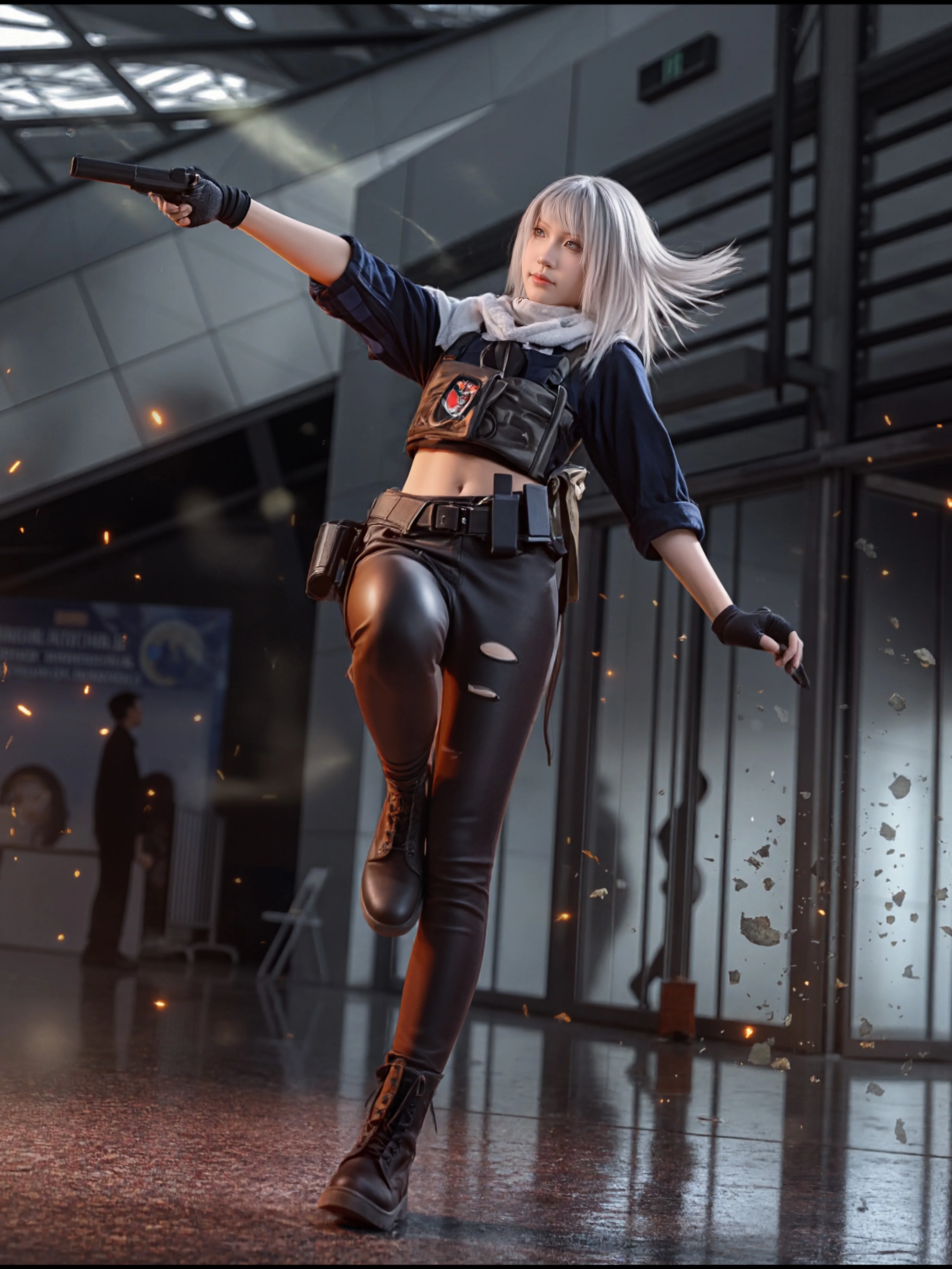 飘头发/底光/场照 修图后