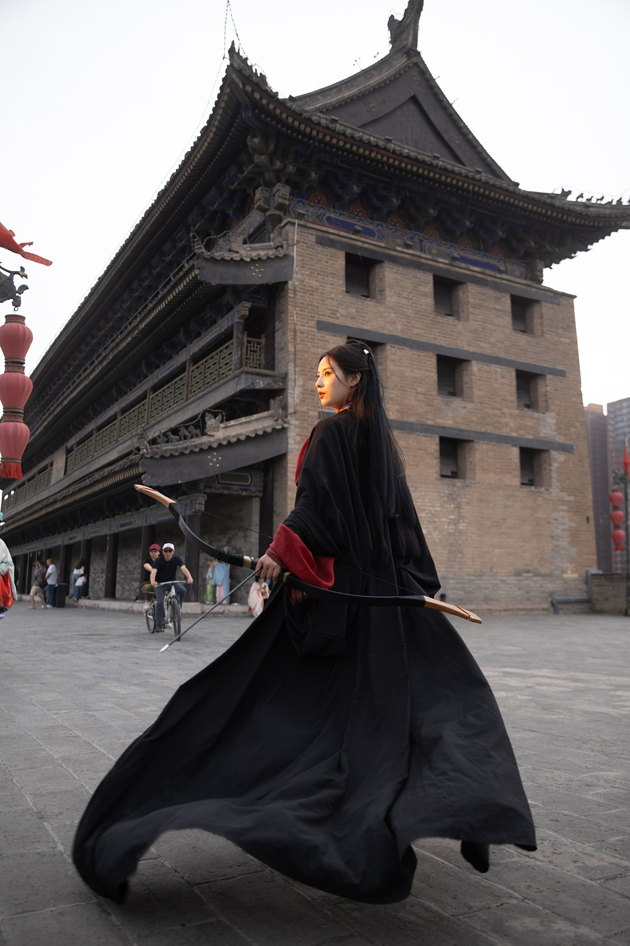 一键战国袍精修 修图前