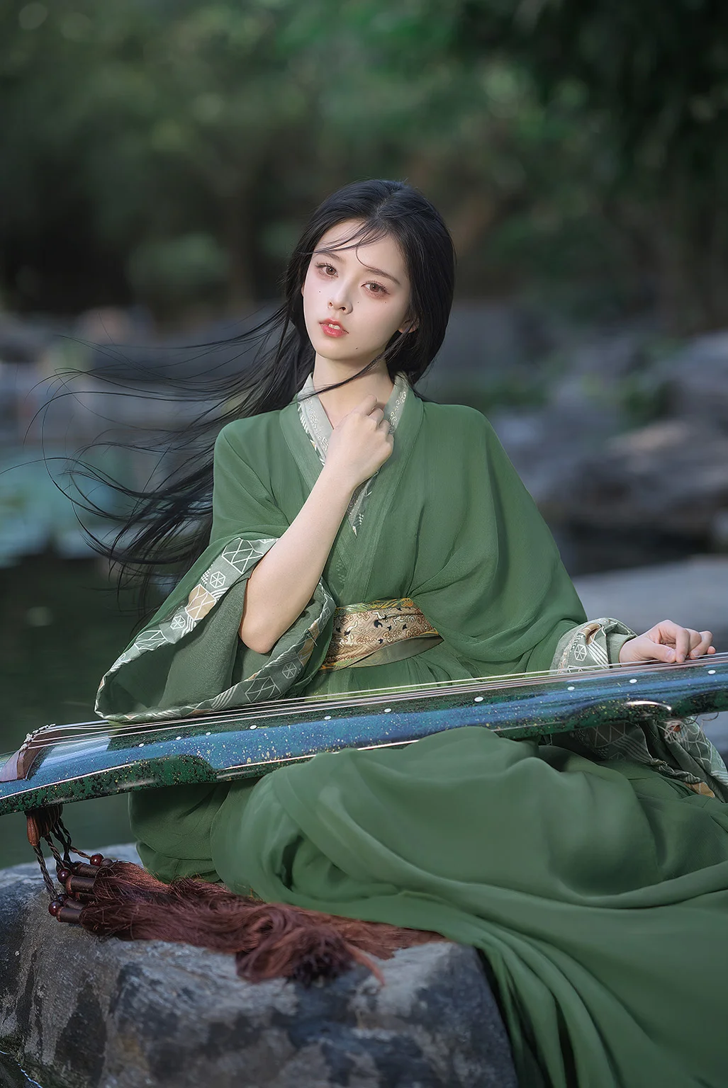 植物前景+轮廓光 修图前