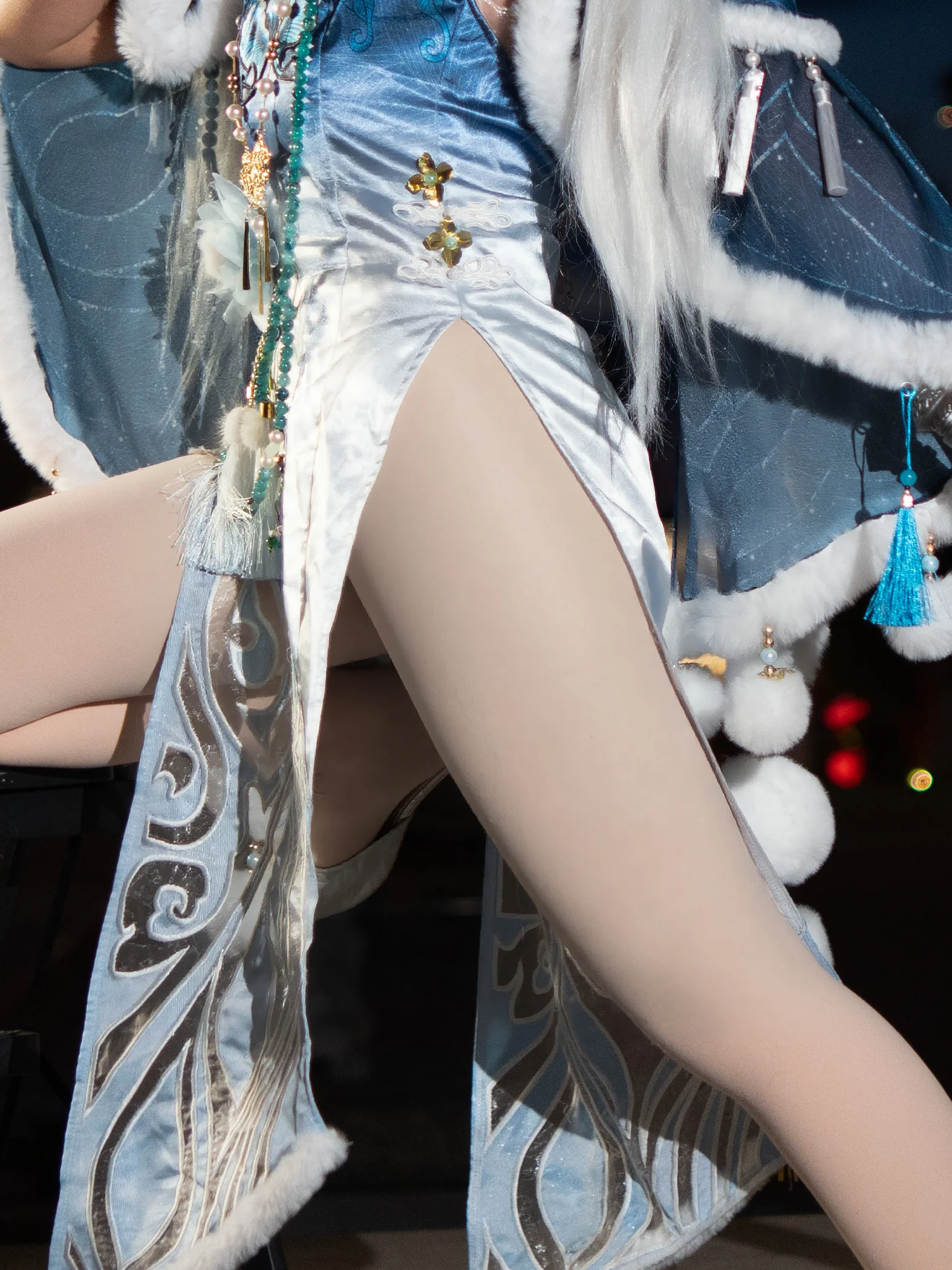 消除打底裤穿帮 修图后